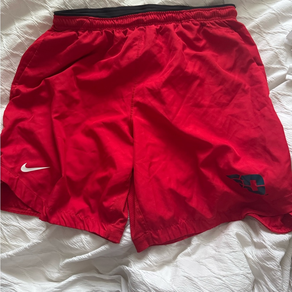 Nike Dayton Flyers Red Athletic Training Shorts
